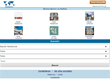 Tablet Screenshot of inmobolivia.com